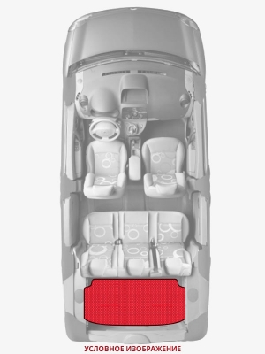 ЭВА коврики «Queen Lux» багажник для Jeep Compass (1G)